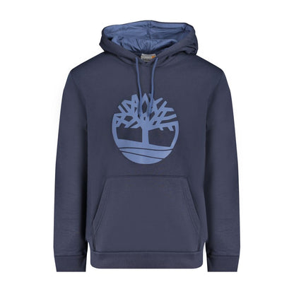 Timberland Blue Cotton Hoodie Sweater