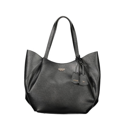 Guess Jeans Black Polyethylene Women Handbag - Amorette Bag