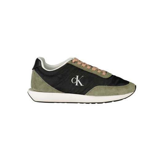 Calvin Klein Black Leather Women Sneakers