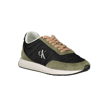 Calvin Klein Black Leather Women Sneakers