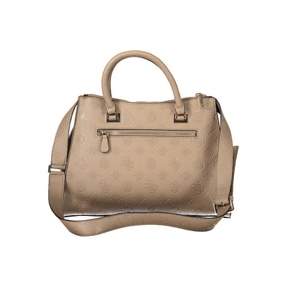 Guess Jeans Brown Polyethylene Women Handbag - Cresidia II