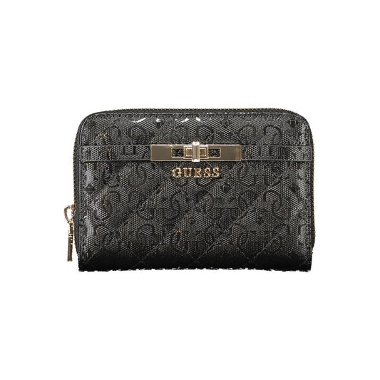 Guess Jeans Black Polyethylene Women Wallet - IDRA SLG