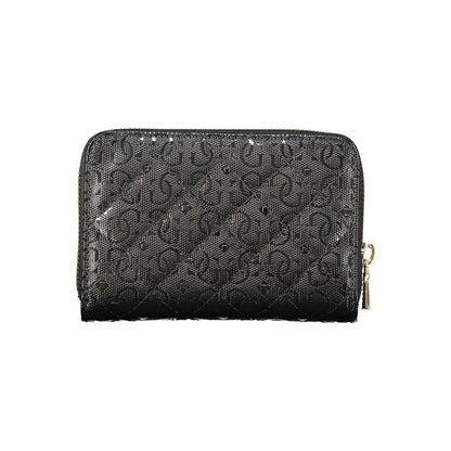 Guess Jeans Black Polyethylene Women Wallet - IDRA SLG