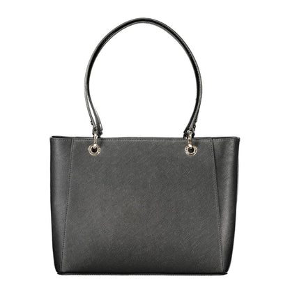 Guess Jeans Black Polyethylene Noelle II Handbag