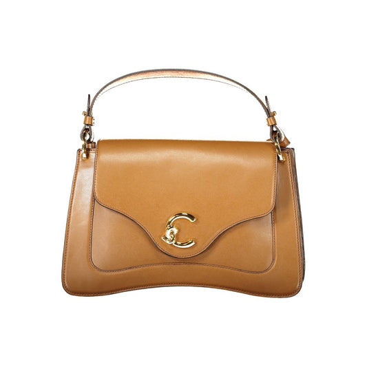 Coccinelle Brown Leather Women Handbag - C-Me Calf Bag