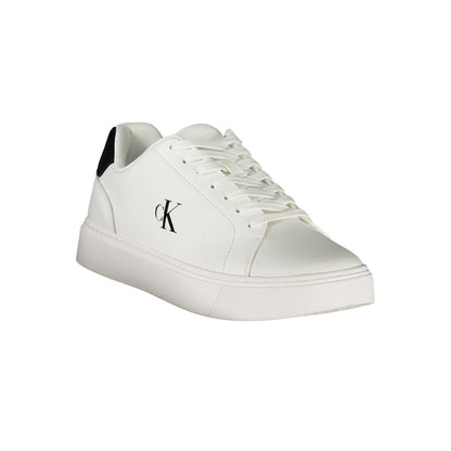 Calvin Klein White Leather Men Sneakers