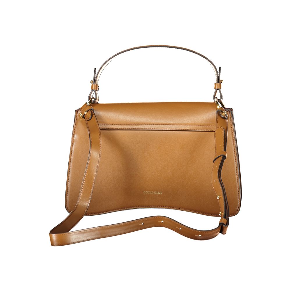Coccinelle Brown Leather Women Handbag - C-Me Calf Bag