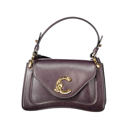 Coccinelle Purple Leather C-ME Calf Bag