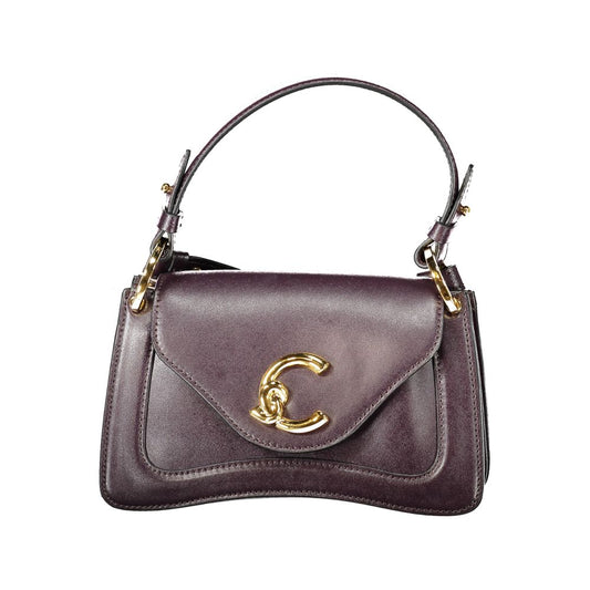 Coccinelle Purple Leather C-ME Calf Bag
