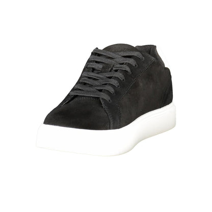 Calvin Klein Black Leather Men's Sneakers