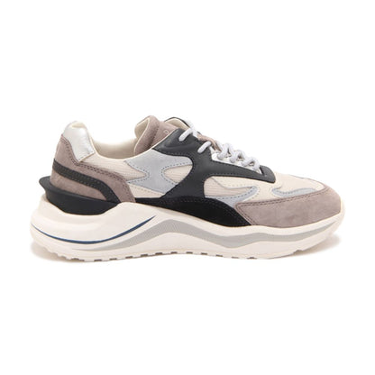 D.A.T.E Beige Leather Sneaker - The Perfect Blend of Style and Comfort