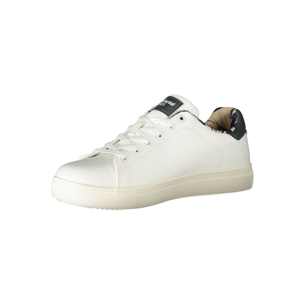 Carrera White Polyester Sneaker - Stylish Sports Shoe for Active Lives