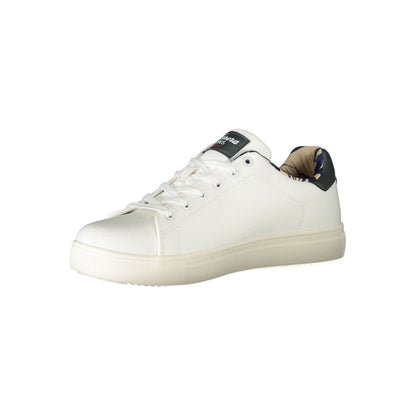 Carrera White Polyester Sneaker - Stylish Sports Shoe for Active Lives