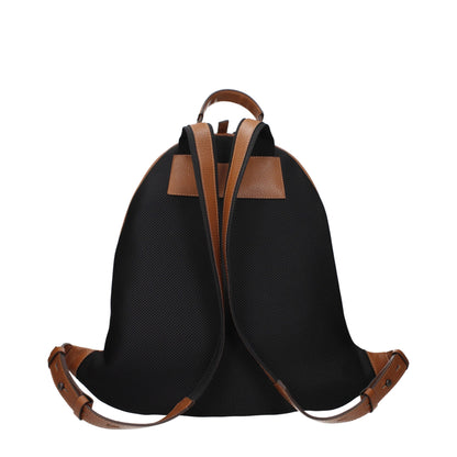 Pineider Brown Leather Backpack