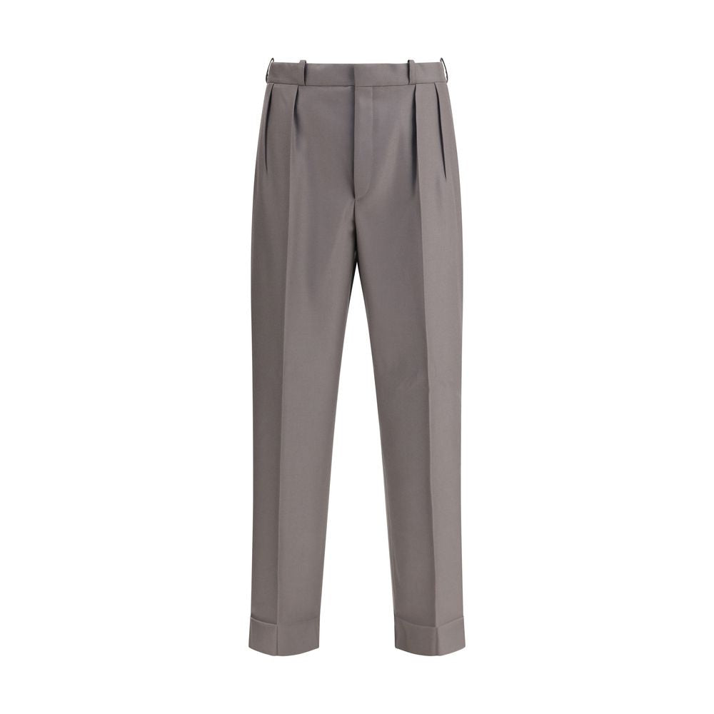Maison Margiela Green Wool Trousers