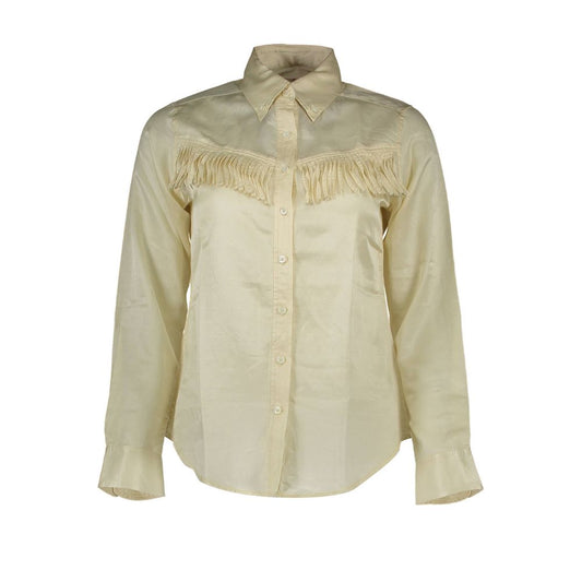 Gant Beige Cotton Long Sleeve Shirt