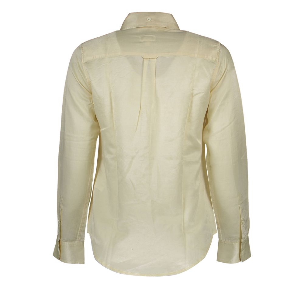 Gant Beige Cotton Long Sleeve Shirt