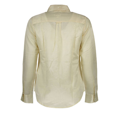 Gant Beige Cotton Long Sleeve Shirt