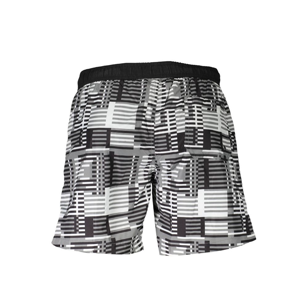 Karl Lagerfeld Black Polyester Swimwear - Medium Sea Boxer