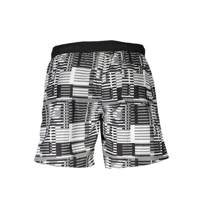 Karl Lagerfeld Black Polyester Swimwear - Medium Sea Boxer