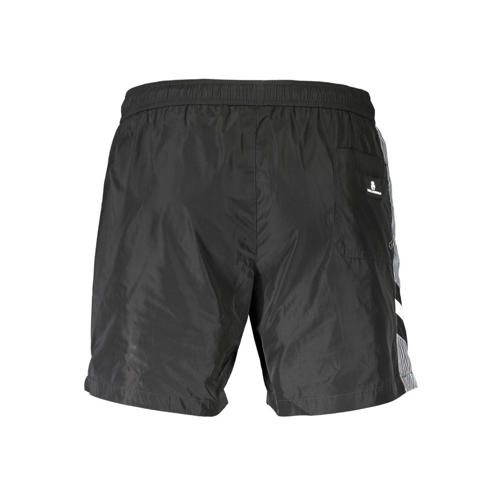 Karl Lagerfeld Black Polyester Swimwear - Medium Sea Boxer