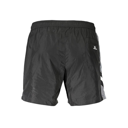 Karl Lagerfeld Black Polyester Swimwear - Medium Sea Boxer