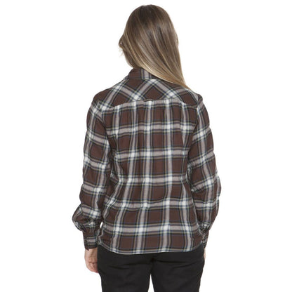 Gant Brown Cotton Shirt – Slim Long Sleeve Elegance