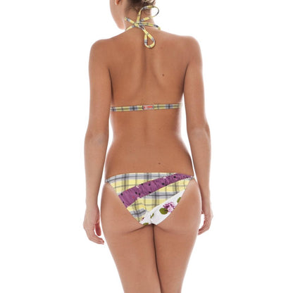 John Galliano Multicolor Nylon Swimwear - Triangle Bikini
