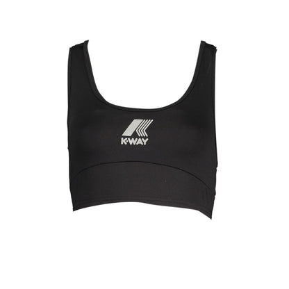K-Way Black Polyester Sports Shirt