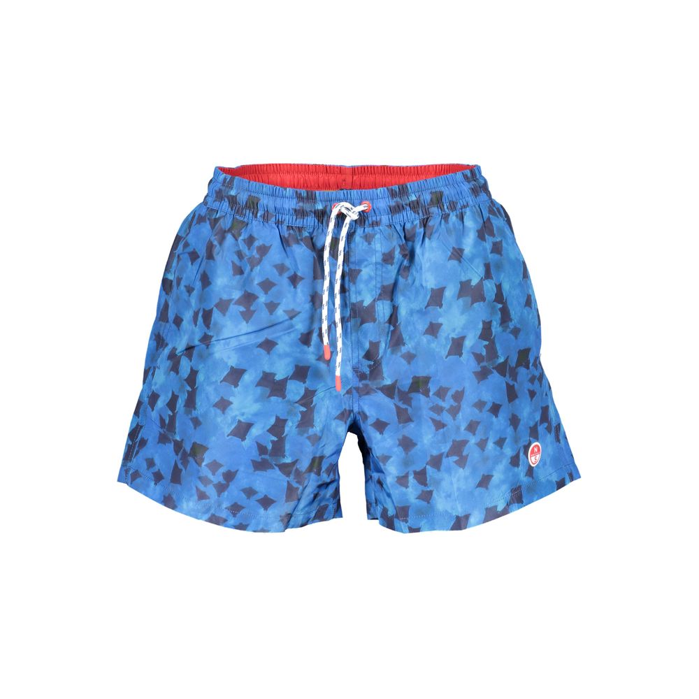 North Sails Blue Polyester Swimwear - Performance Swimming Boxer