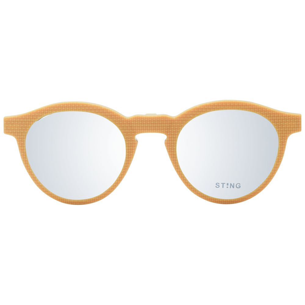 Sting Unisex Sunglasses – Brown Acetate & Plastic, 48/22/140mm