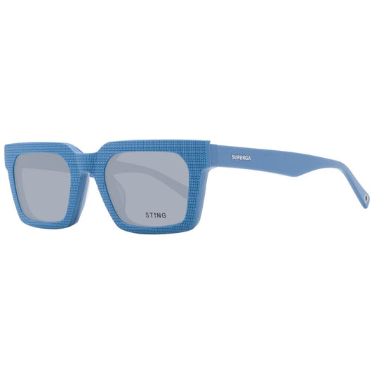 Sting Men’s Sunglasses – Blue Acetate & Plastic, 51/22/140mm