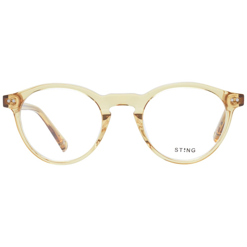 Sting Unisex Sunglasses – Brown Acetate & Plastic, 48/22/140mm