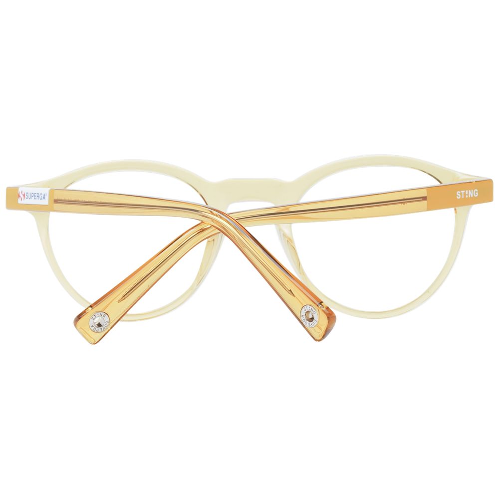 Sting Unisex Sunglasses – Brown Acetate & Plastic, 48/22/140mm