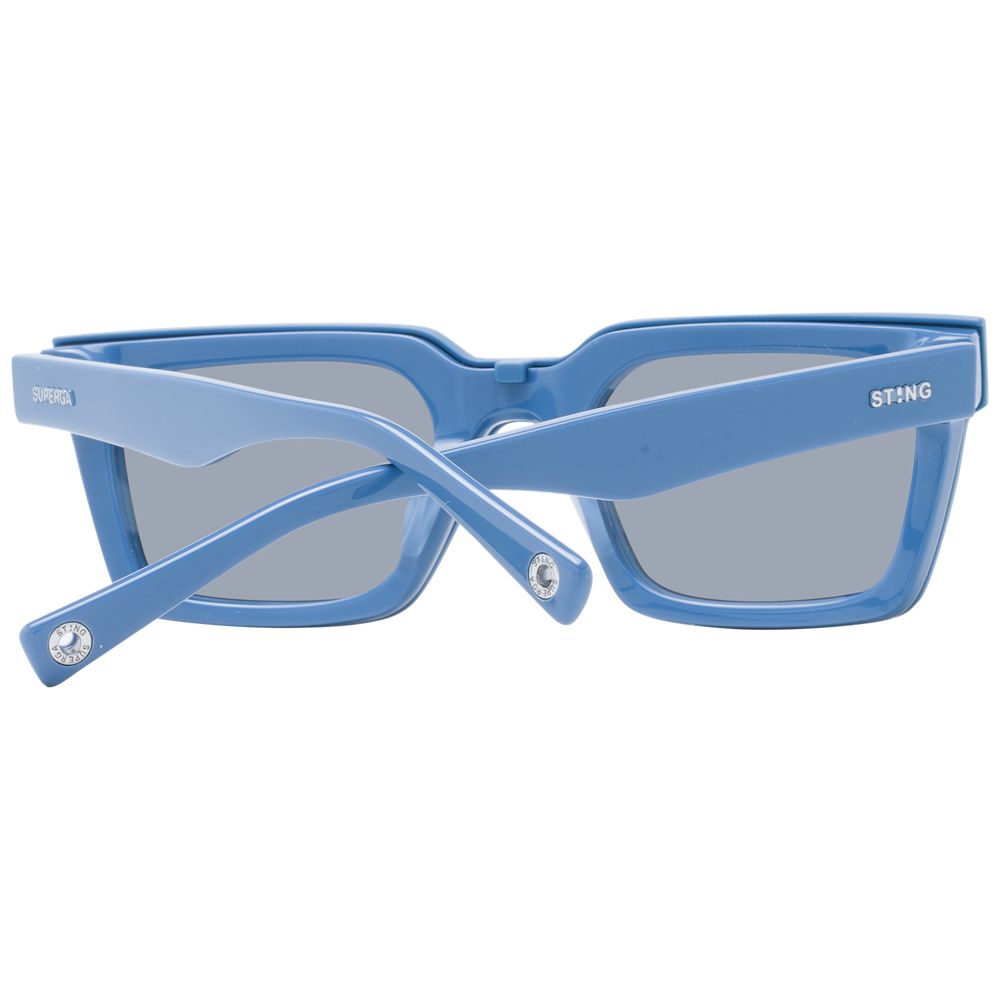 Sting Men’s Sunglasses – Blue Acetate & Plastic, 51/22/140mm