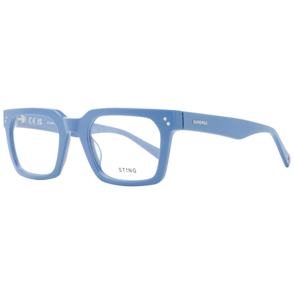 Sting Men’s Sunglasses – Blue Acetate & Plastic, 51/22/140mm