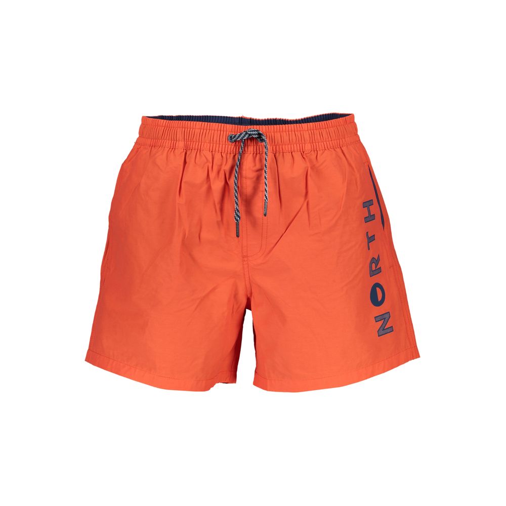 North Sails Orange Cotton Swimwear Boxer Shorts