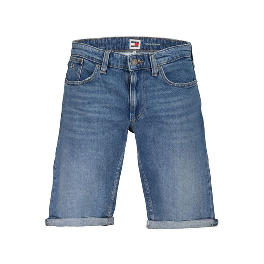 Tommy Hilfiger Blue Cotton Ronnie Short Jeans