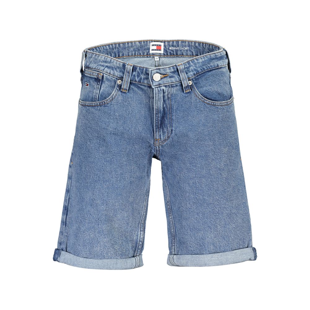 Tommy Hilfiger Blue Cotton Ronnie Short Jeans