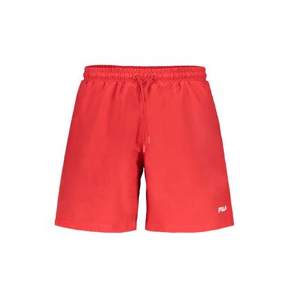 Fila Red Polyester Swimwear - Perfect Swimming Boxer for Active Performance