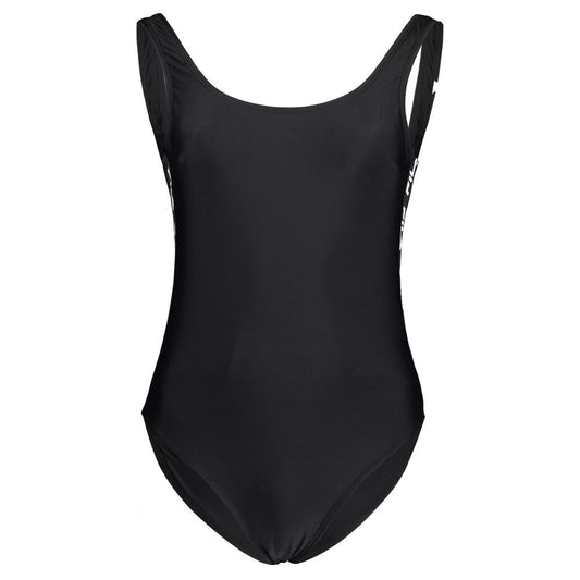 Fila Black Elastane Swimwear One-Piece Swimsuit