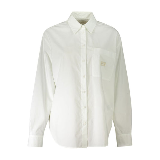 Calvin Klein White Cotton Long Sleeve Shirt