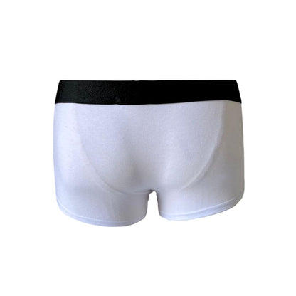 Bikkembergs White Polyester Boxer with Branded Band