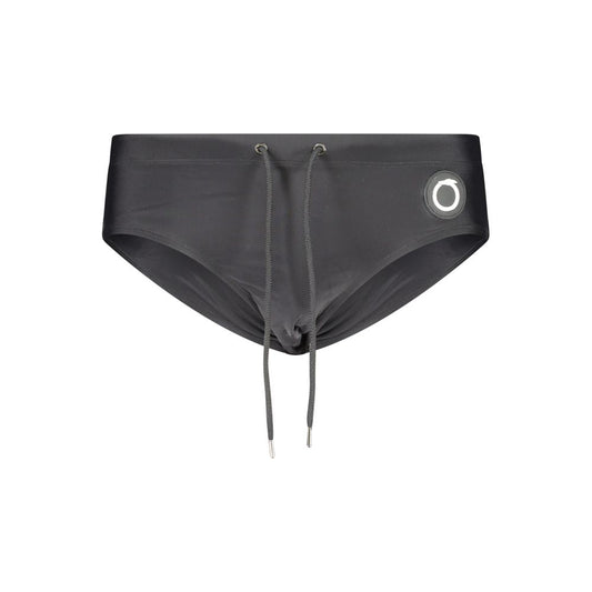 Trussardi Black Elastane Swimwear Beach Briefs