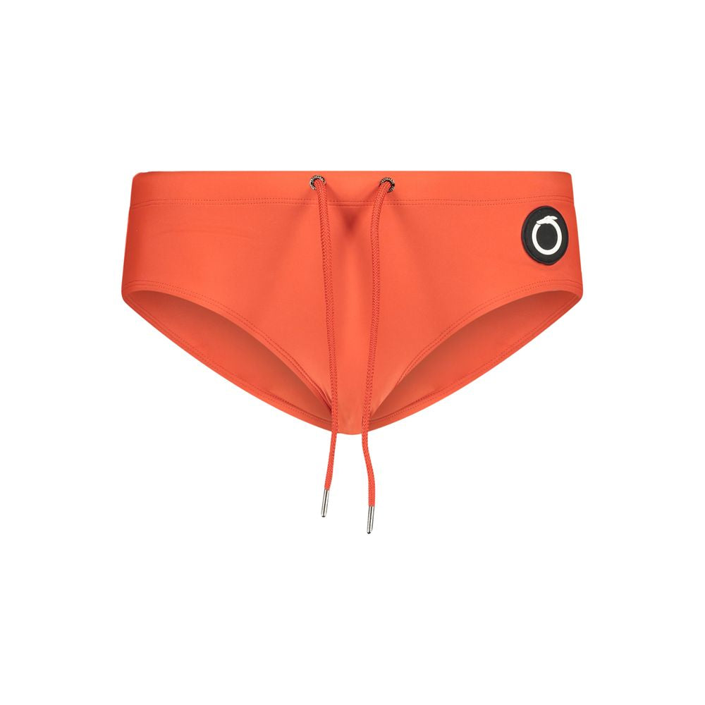 Trussardi Red Elastane Beach Briefs
