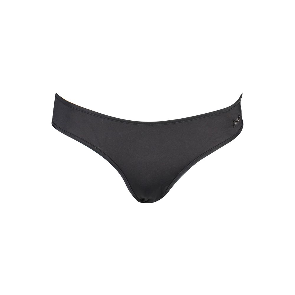 Karl Lagerfeld Black Elastane Swimwear Briefs