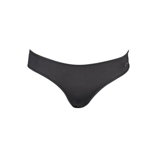 Karl Lagerfeld Black Elastane Swimwear Briefs