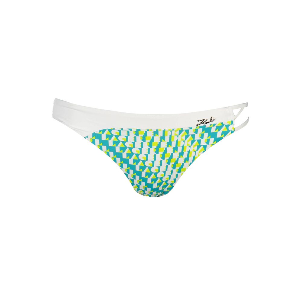 Karl Lagerfeld Green Elastane Swimwear Briefs