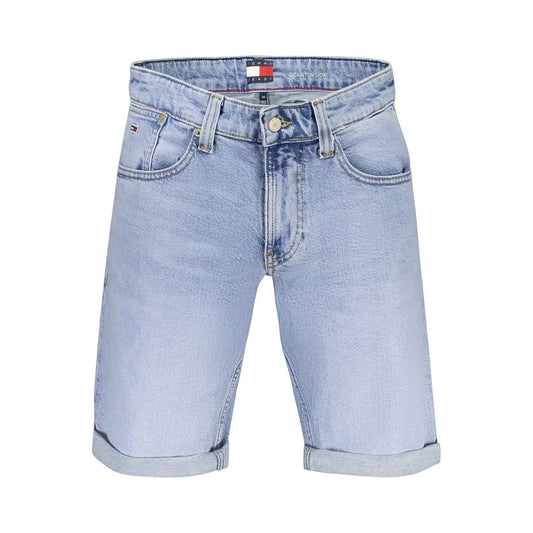 Tommy Hilfiger Blue Cotton Short Scanton Jeans
