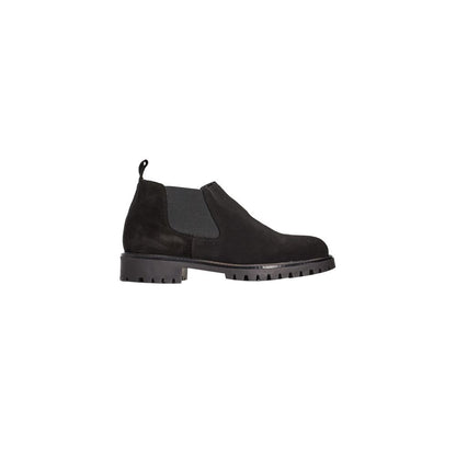 Roberto Pepe Luxury Black Calfskin Boot - Elevate Your Style